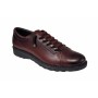 Pantofi barbati casual din piele naturala, Visiniu ASEVIS